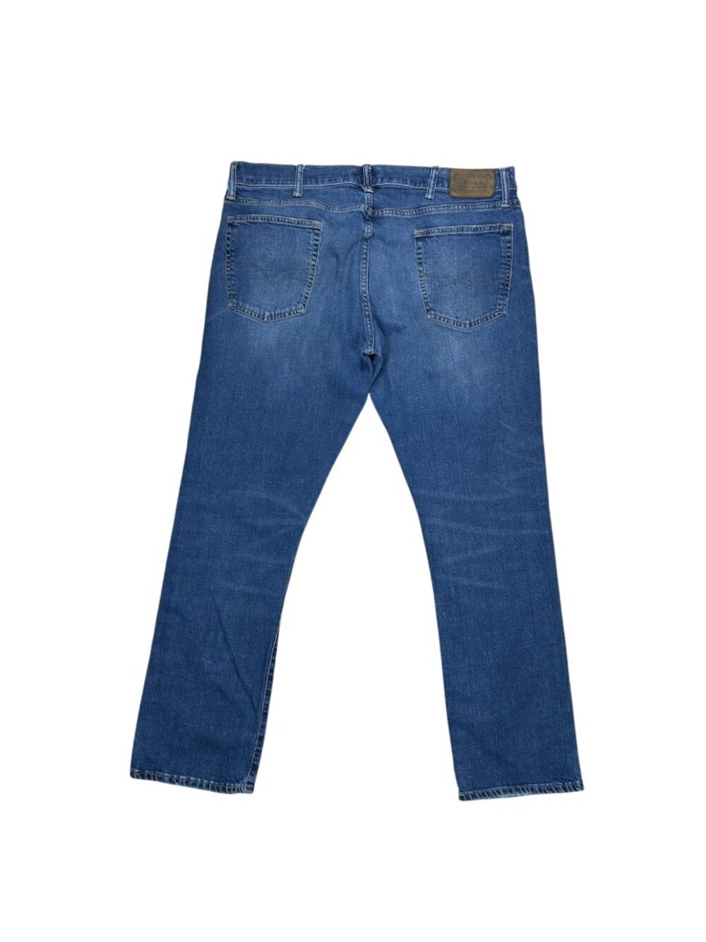 Ralph Lauren Polo Varick Slim Straight Denim Jean 38x32 Preppy Work Casual